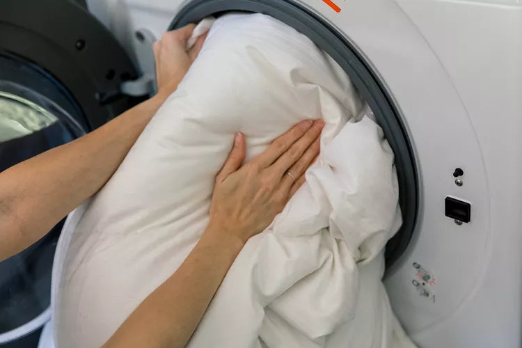 4 Common Cleaning Mistakes People Make With Comforters That Leave Them Musty All Winter | The Spruce |