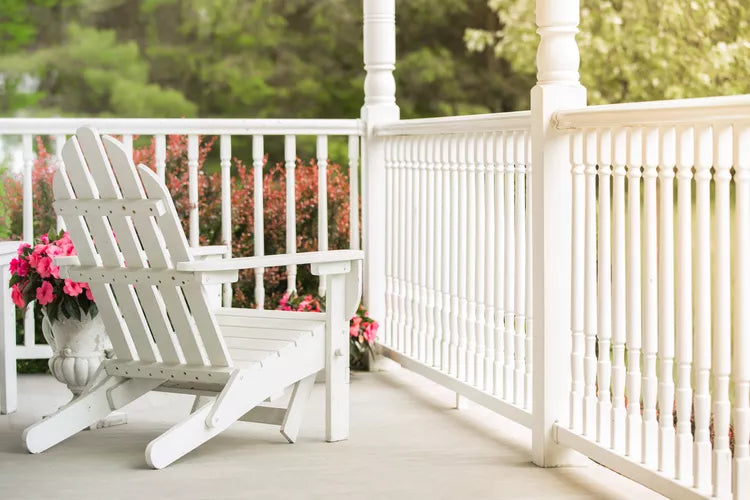 Martha Stewart article featuring organizing pros on six things to remove from your front porch before fall