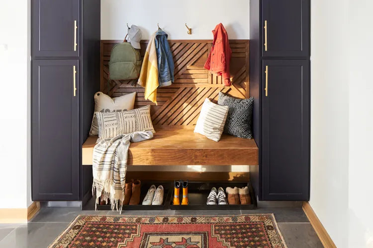9 Easy Ways to Keep a Small Mudroom Tidy All School Year Long, According to Organizers