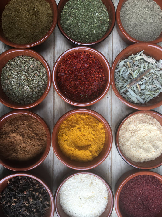 Declutter kitchen and organize spices