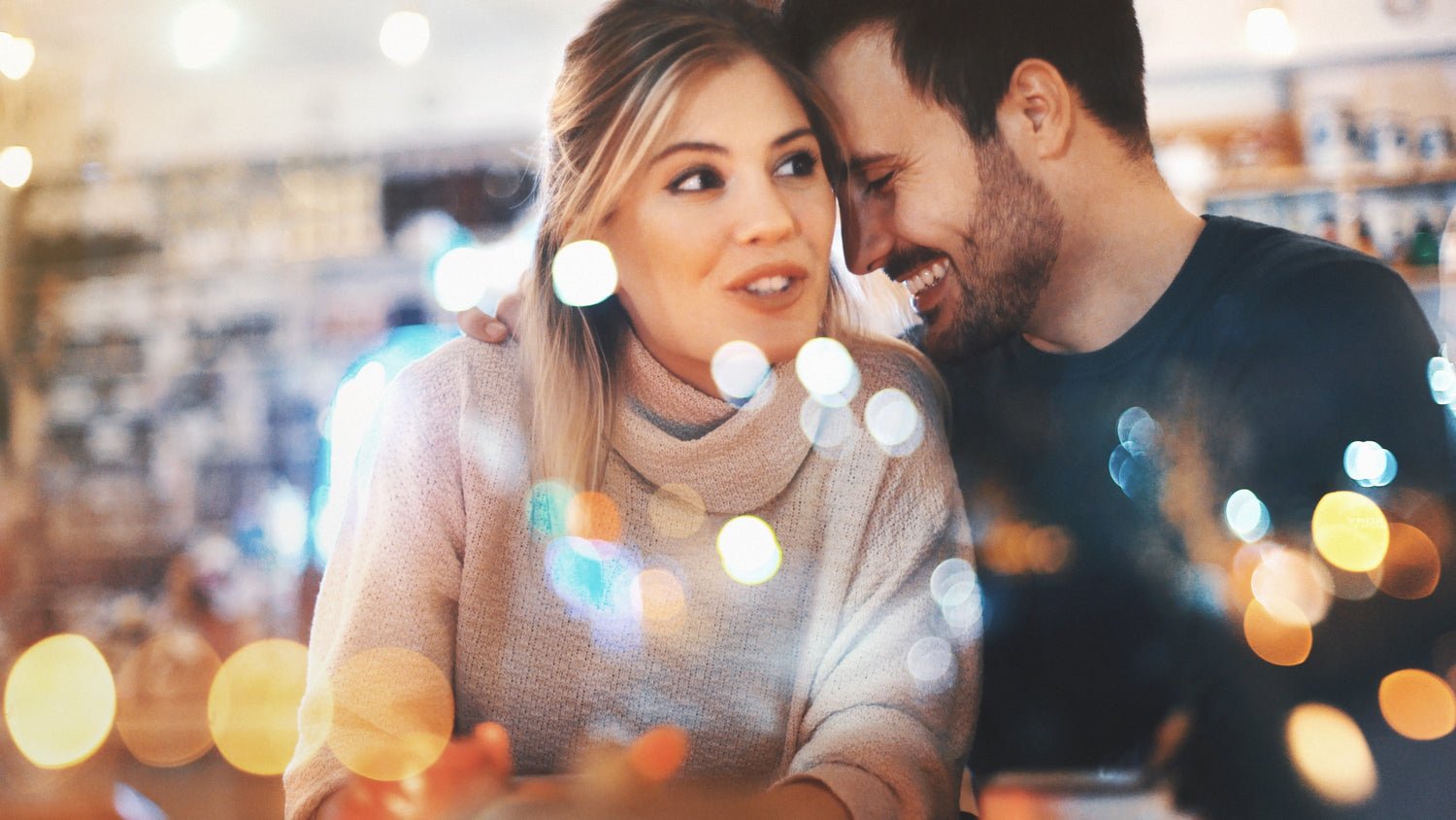 Couple enjoying a pressure-free date