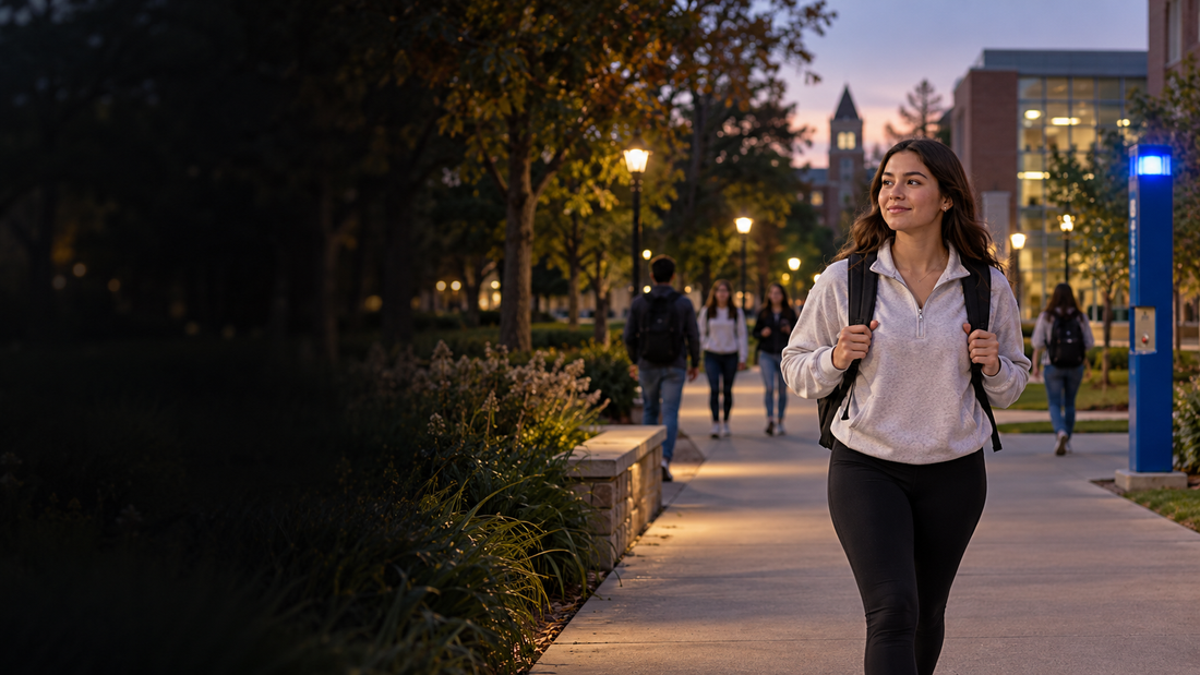 Hack Decks article featuring practical college campus safety tips to help students stay aware, prepared, and safer at school