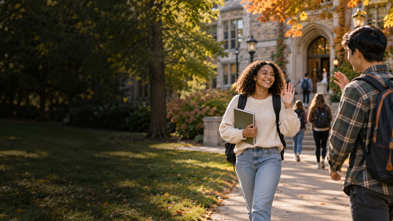 Hack Decks article featuring practical first-year college tips to help freshmen stay organized, adjust to campus life, and build independence