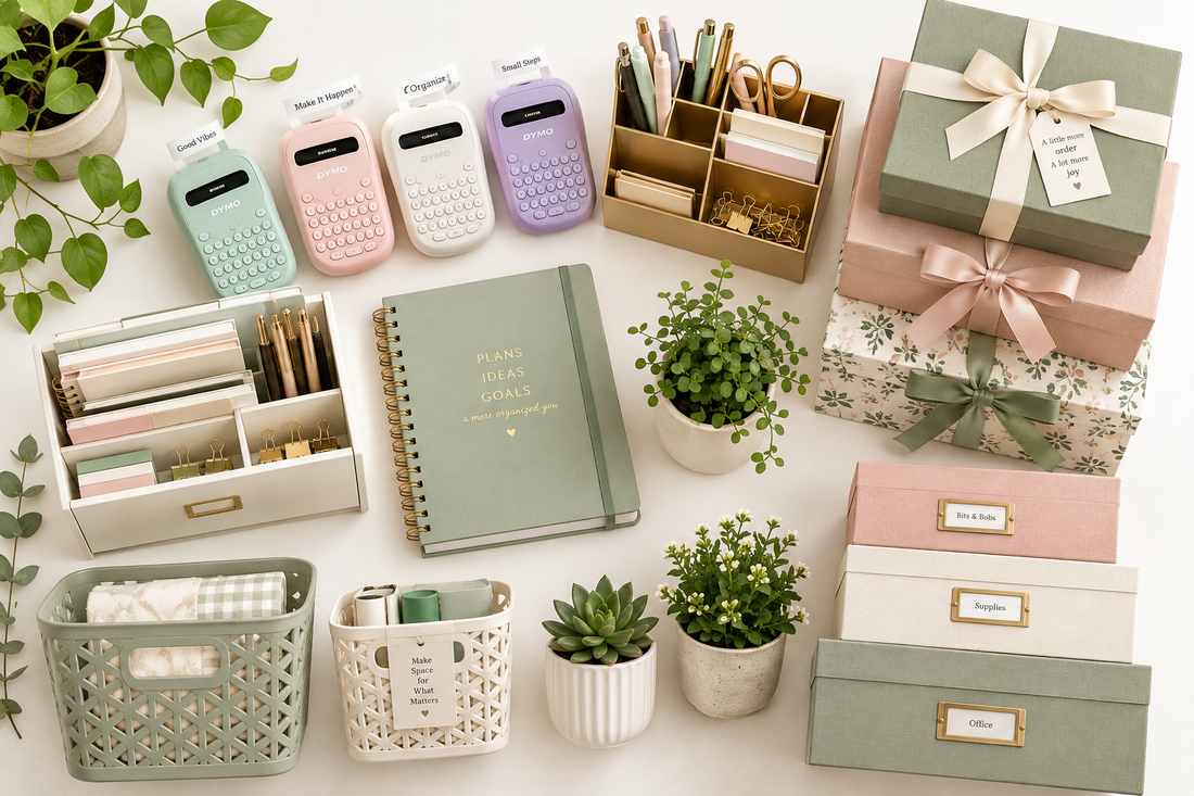 Hack Decks article featuring gift ideas for people who love organization, with top picks recommended by professional organizers