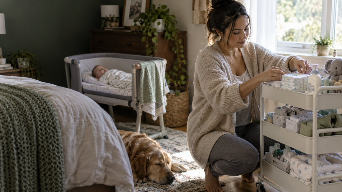 Hack Decks article about practical life hacks for new moms and how New Mama Deck provides simple prompts for everyday life with a new baby