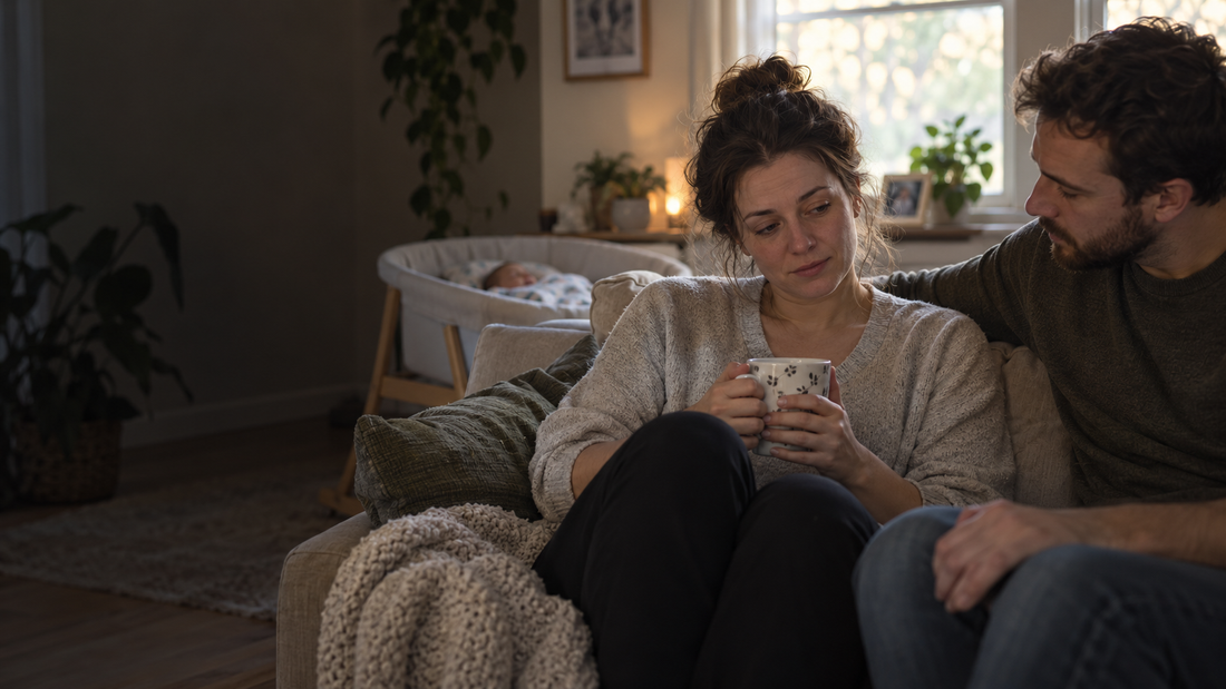 Hack Decks article about postpartum depression, including signs, support, and what new moms and their support systems should know