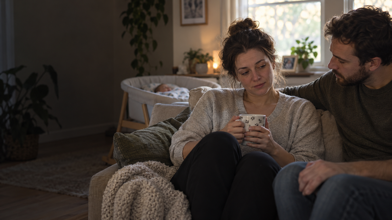 Hack Decks article about postpartum depression, including signs, support, and what new moms and their support systems should know