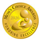 Gold Mom's Choice Awards 2026 badge displayed on Declutter Deck: Kids & Family Edition by Hack Decks