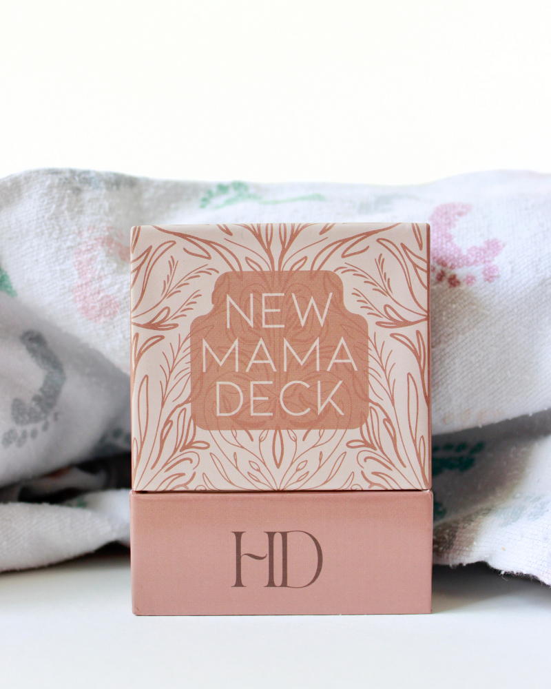 New Mama Deck with baby blanket