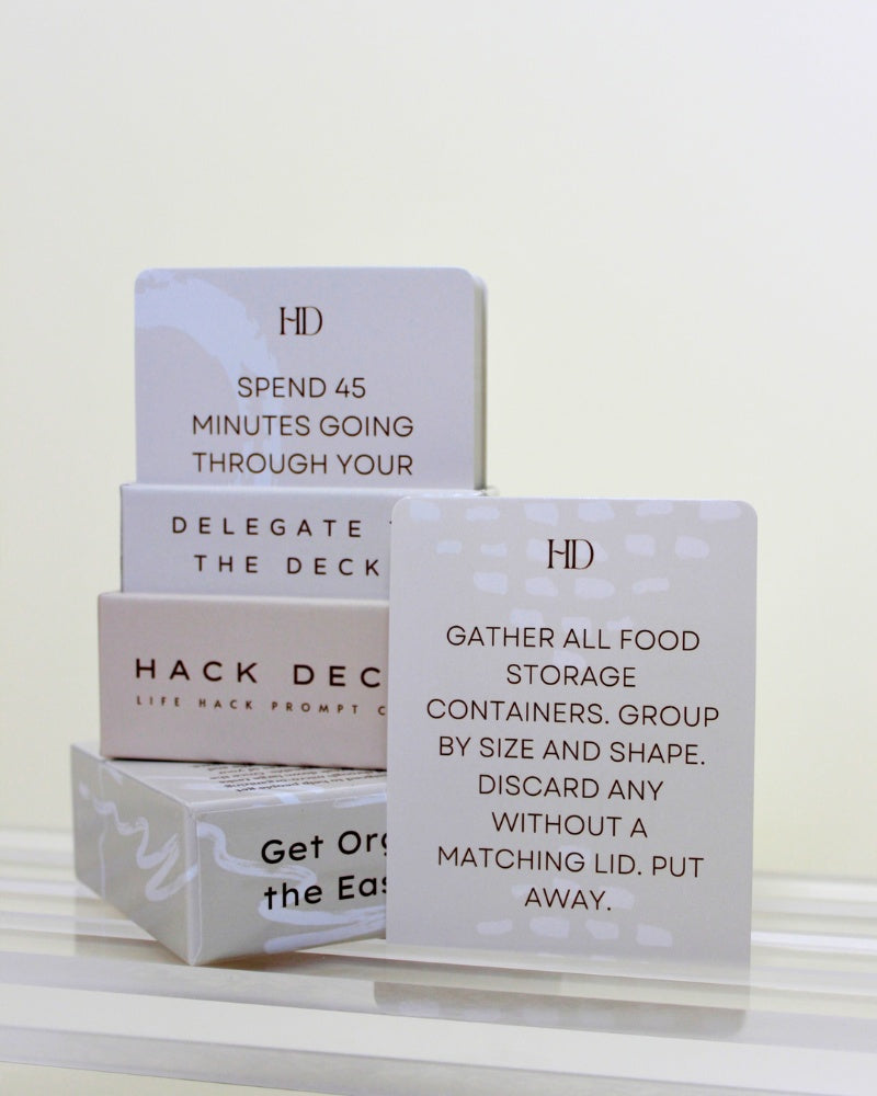 Declutter Deck by Hack Decks shows a prompt card.
