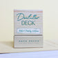 Box of 'Declutter Deck' by Hack Decks on a neutral background