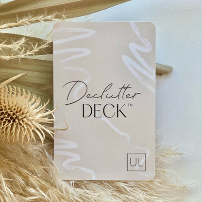 Declutter Deck tips to organize your home